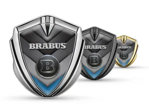 Brabus Metallico Emblema Badge Disegno Lussuoso Lega